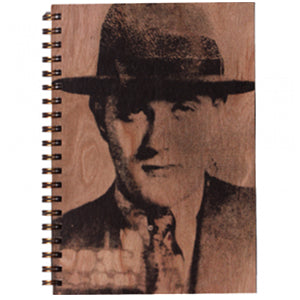 Bugsy Segal wood notebook