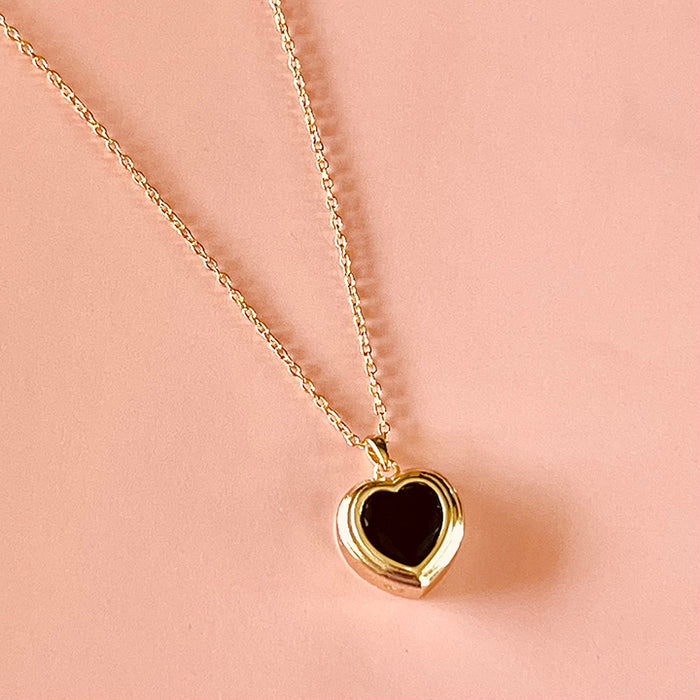 Dark Heart Necklace