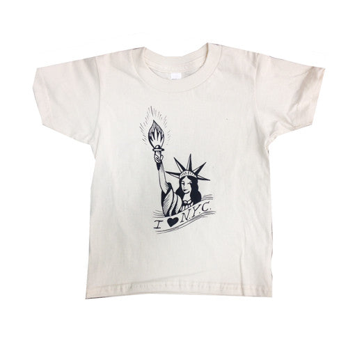 I Heart NYC Baby Tee Shirt Spitfire Girl