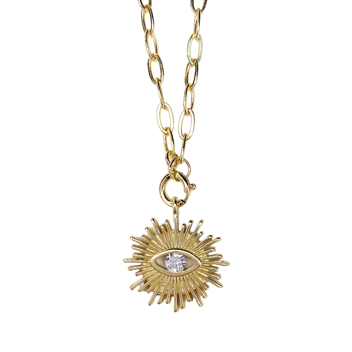 Golden Eye Necklace