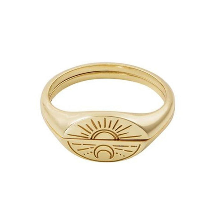 Sunset Sunrise 2 Piece Stacking Ring