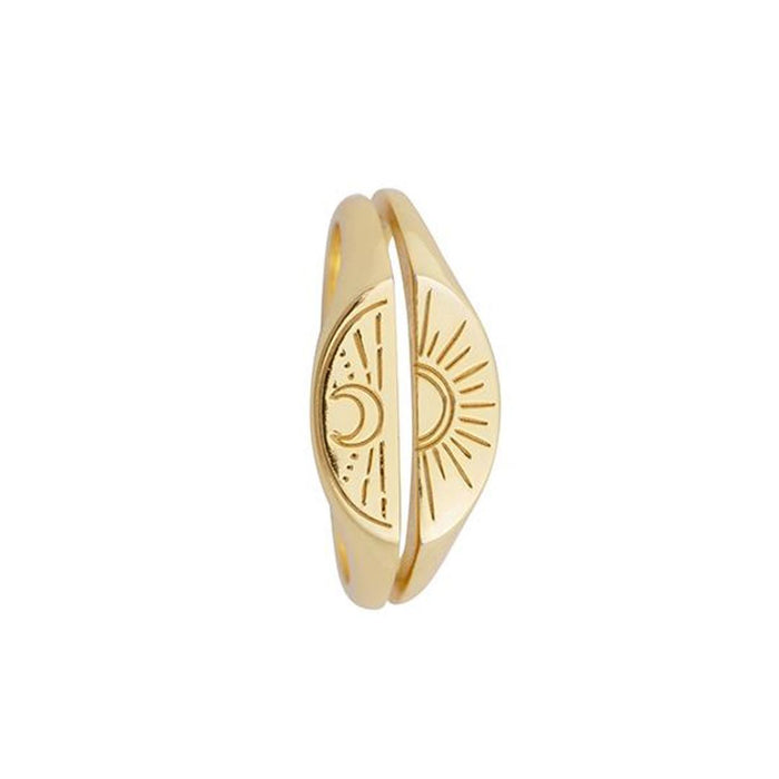 Sunset Sunrise 2 Piece Stacking Ring