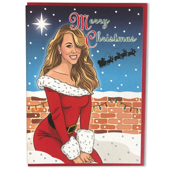 Mariah Carey Merry Christmas Card