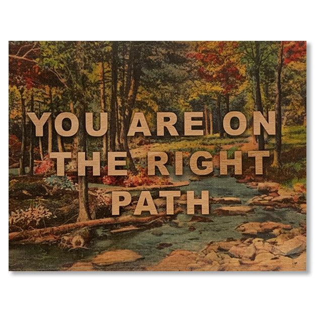 wood card