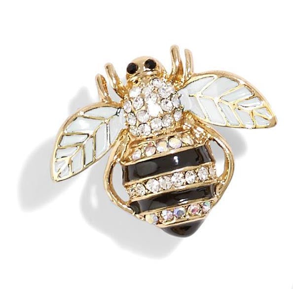 Jeweled Bee Pins