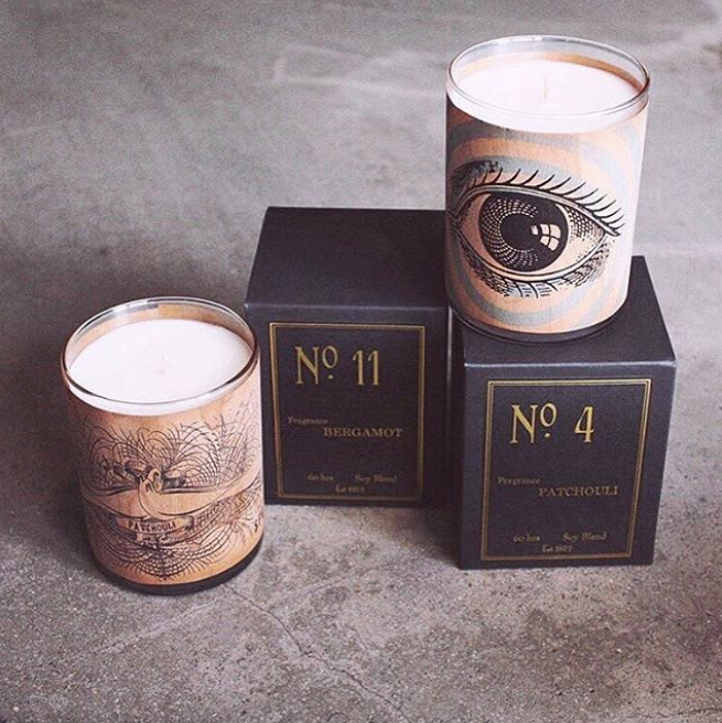 Wood Candle No. 9 Artisan Leather