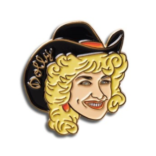 dolly parton enamel pin