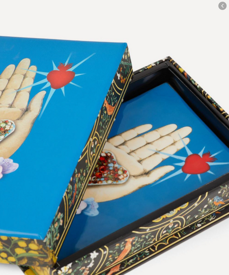 Christian Lacroix Hand and Heart Porcelain Tray