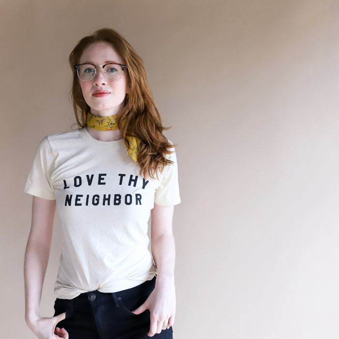Love Thy Neighbor Adult T Shirt