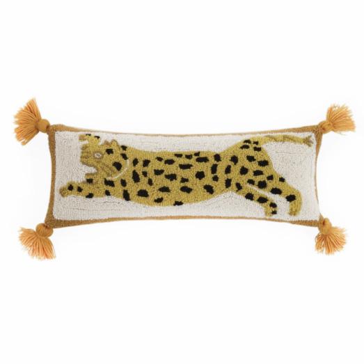 Tiger with Tassels Hook Pillow