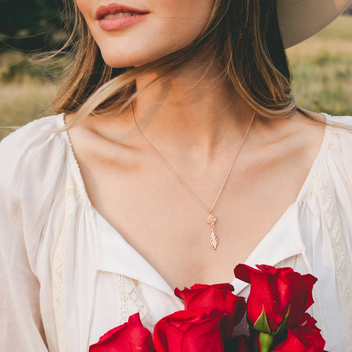 Lady Lullaby Necklace - Rose Gold