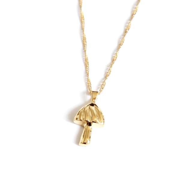 Mushroom Charm Necklace