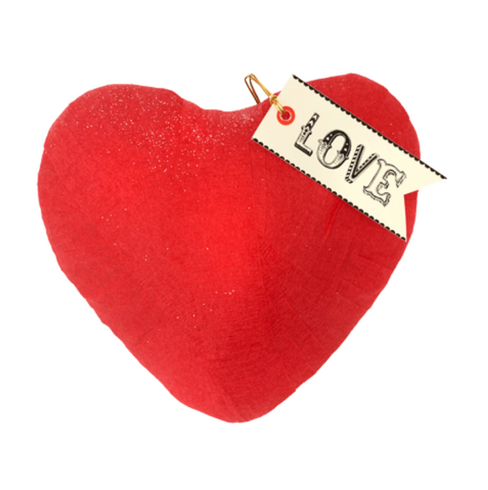 Love Red Heart-Shape Surprise Ball