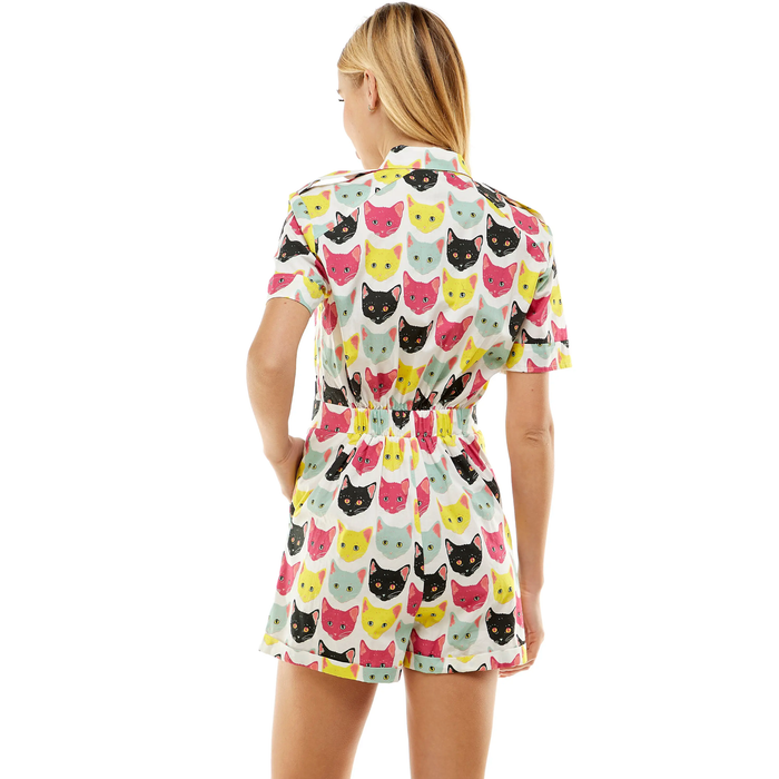 Marrs Playsuit - Meow Meow