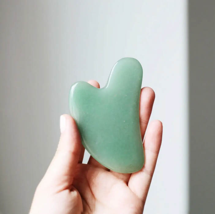 Gua Sha Crystal Massage Tool | Jade