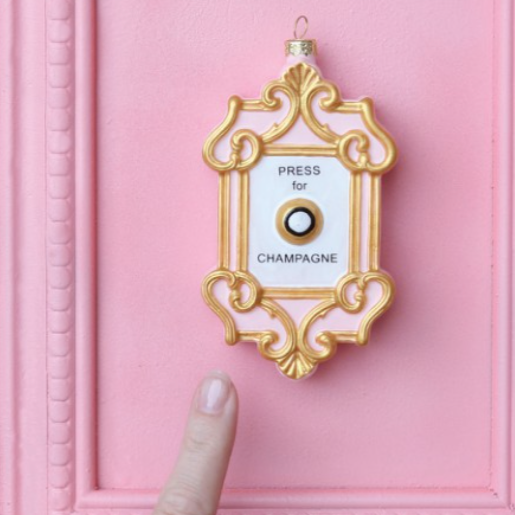 Press For Champagne Ornament