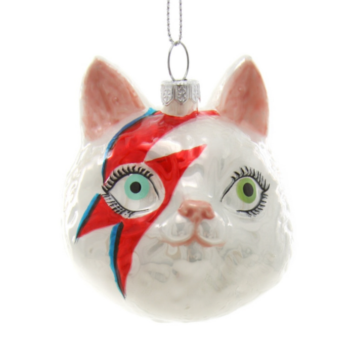 Meowie Bowie Ornament
