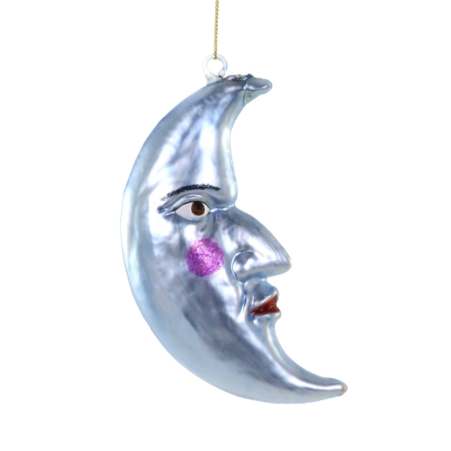 Vintage Man In The Moon Ornament