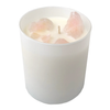 Crystal Candle White Rose Quartz