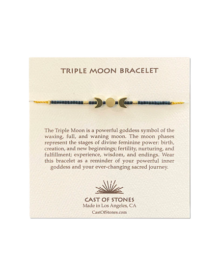 Triple Moon Bracelet