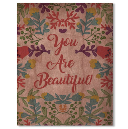 wood card