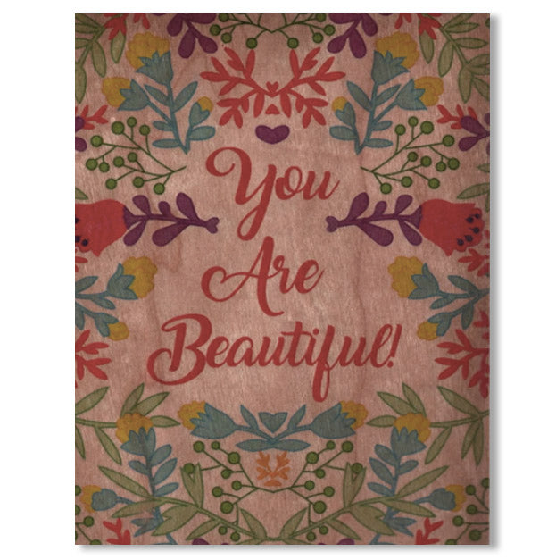 wood card