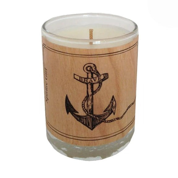 Votive Wood Candles Pictorial Images