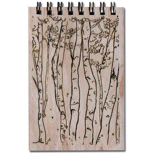 Birch Trees Notepad