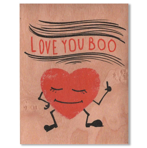 wood card