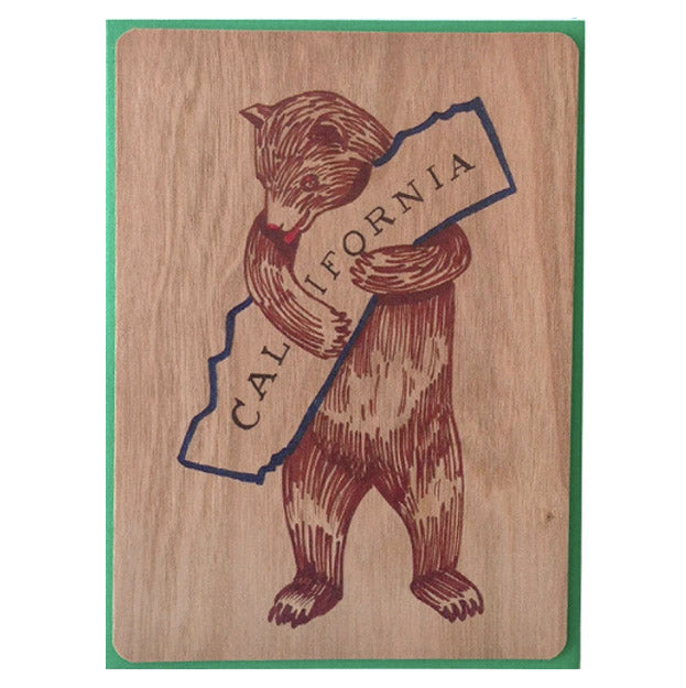 wood card