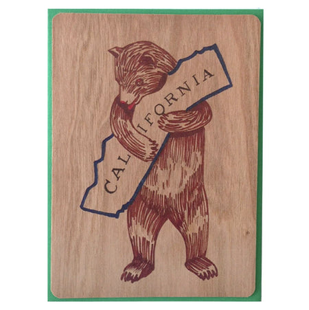 wood card