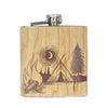 wood flask