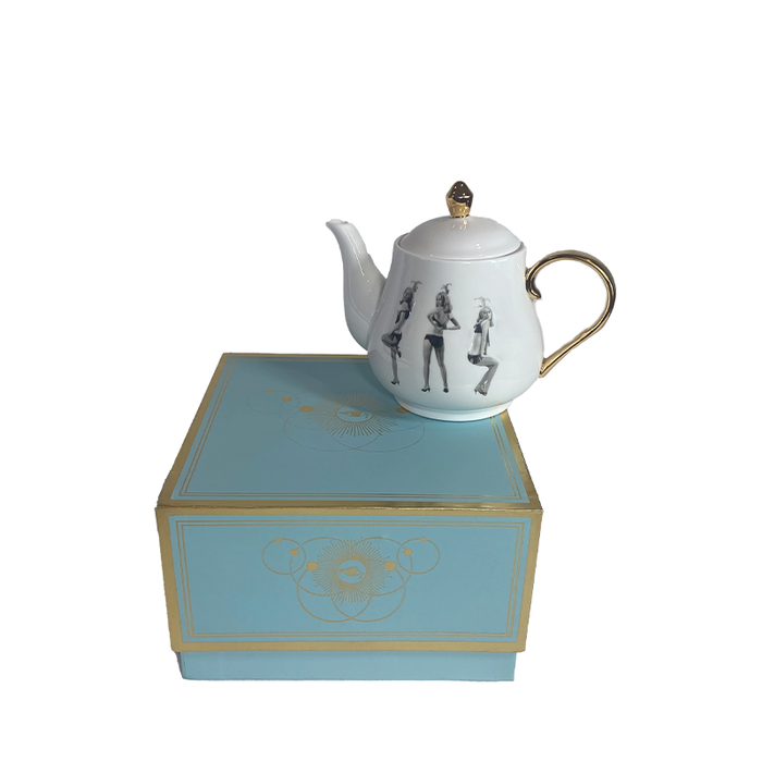 Cheeky Lady Tea Pot