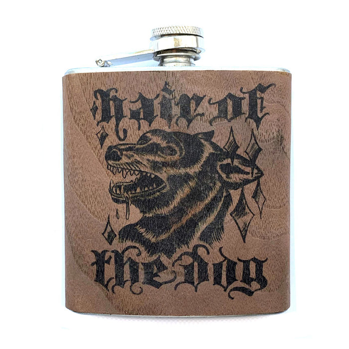 dog wood flask