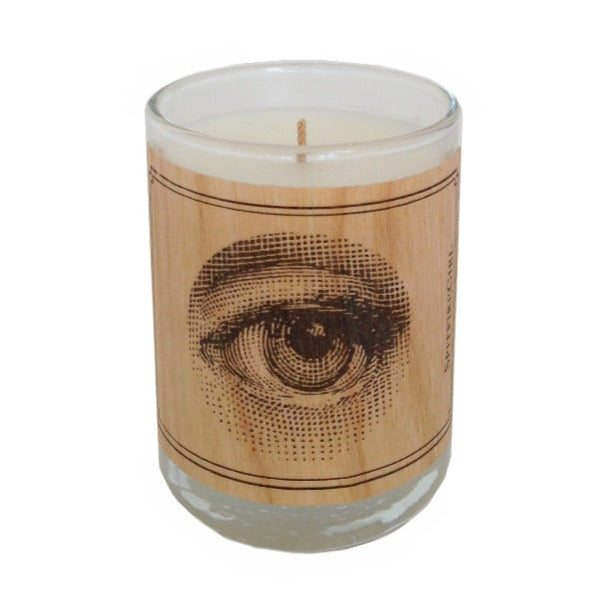 Votive Wood Candles Pictorial Images