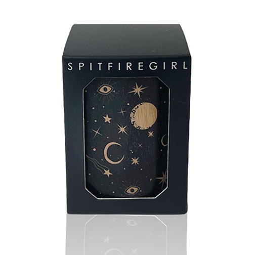 Stars Wood Votive