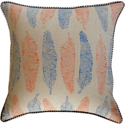 Spitfire Girl Feathers Pillow