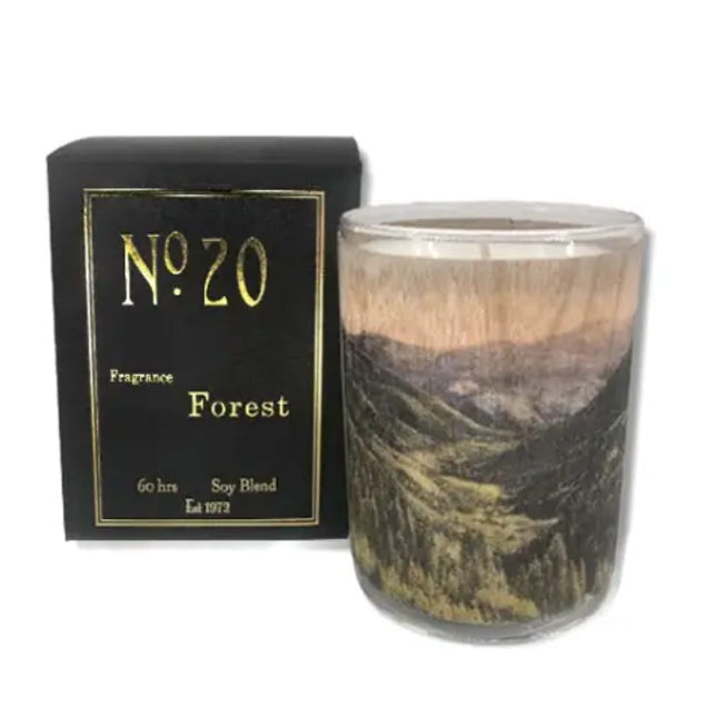 Wood Wrapped Candle No.20 Forest