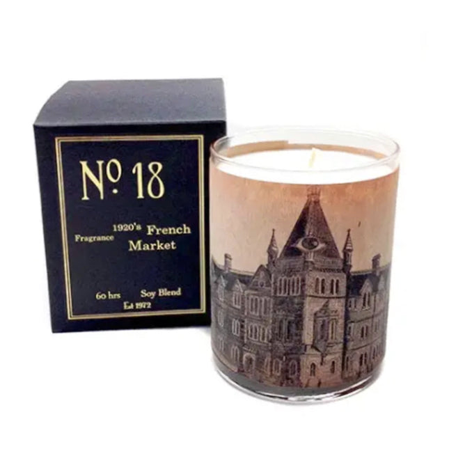 Wood Candle No. 18 1920's French Market