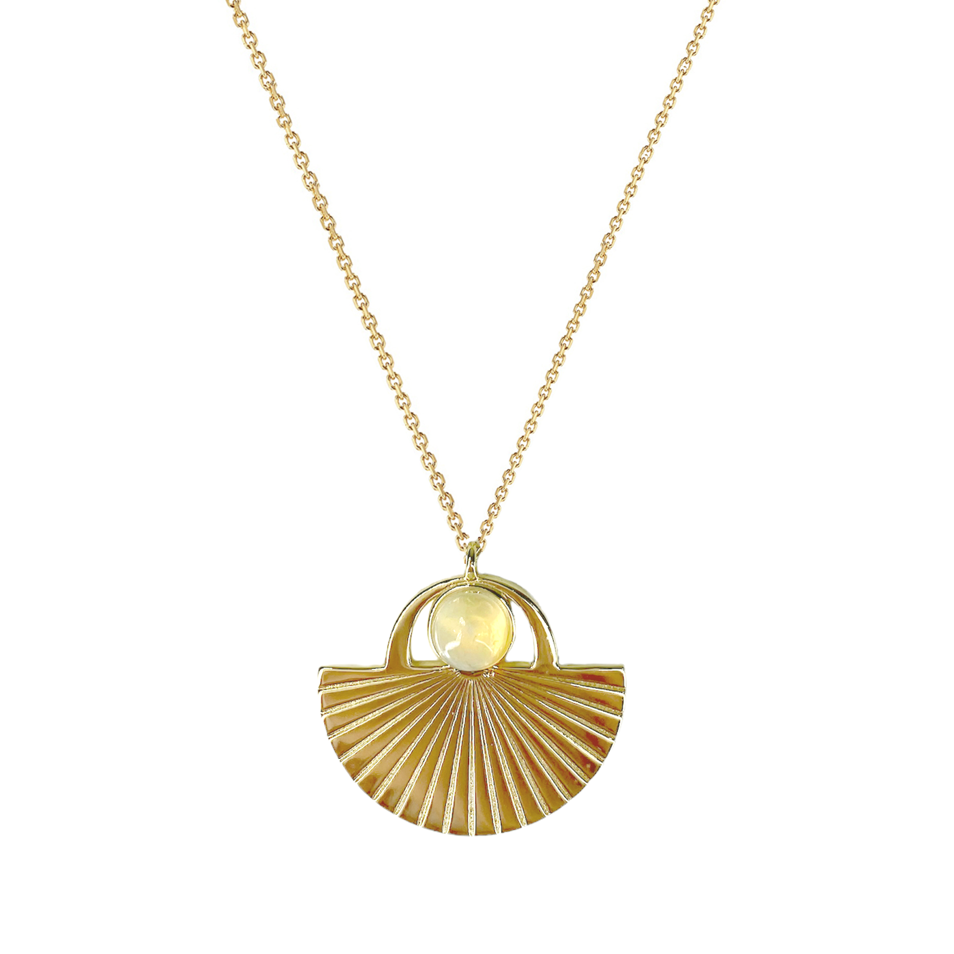 Golden Hour Moonstone Necklace