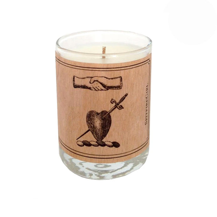 Votive Wood Candles Pictorial Images