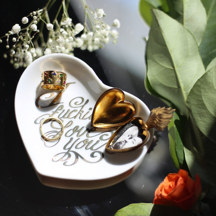 IMPERFECT Mrs Heart Shaped Ring Dish – Bernadine's Designs