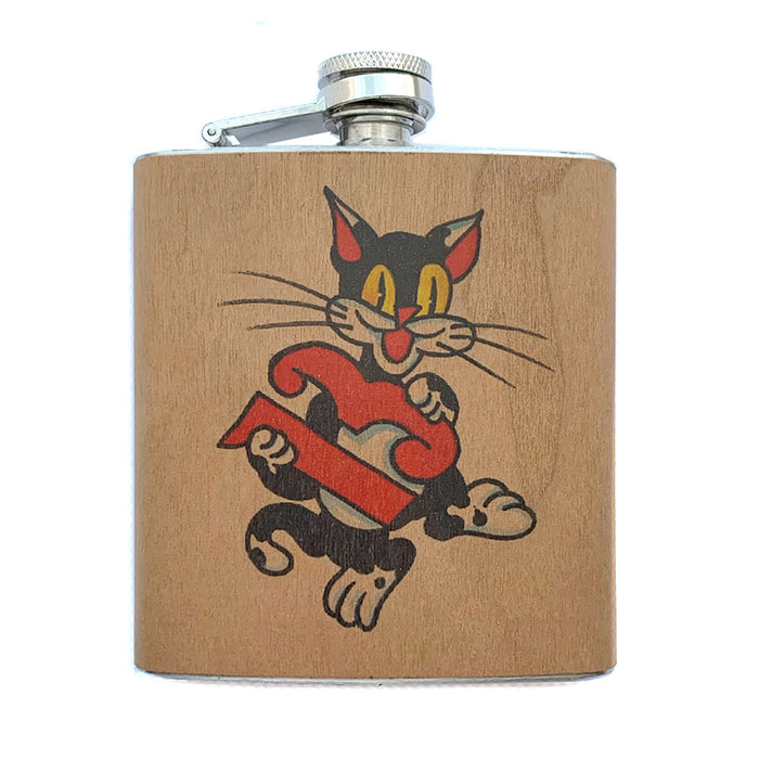 wood flask