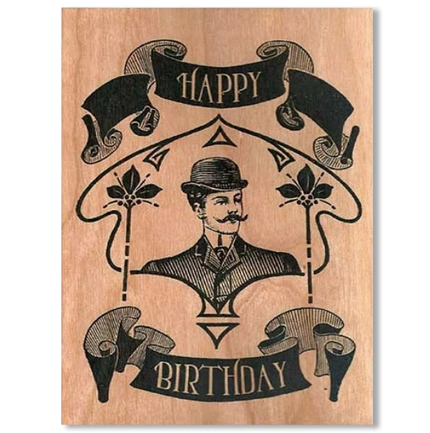 wood card