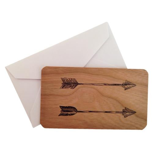 Mini Wood Card Arrows