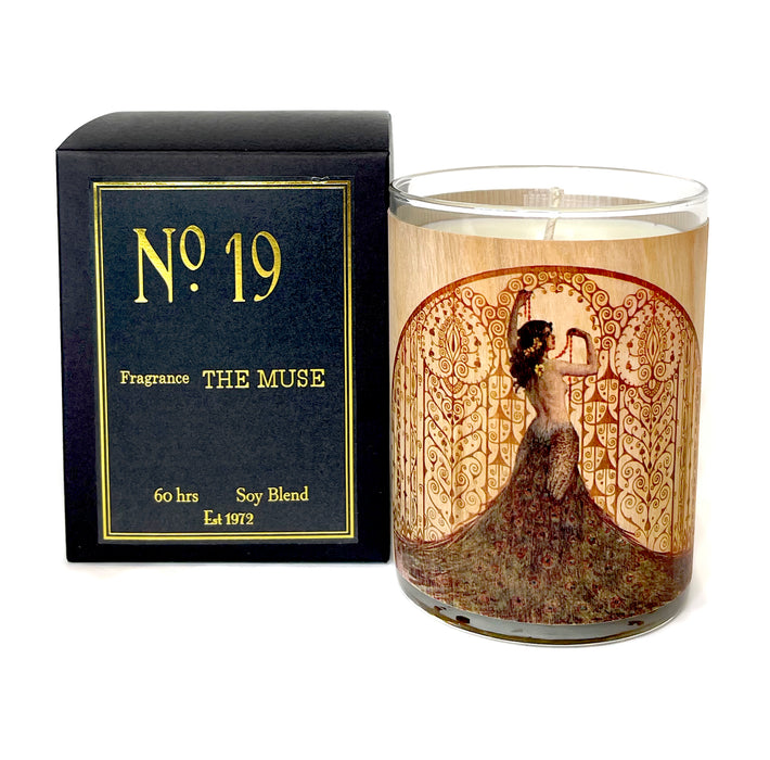 Wood Candle No 19 Muse