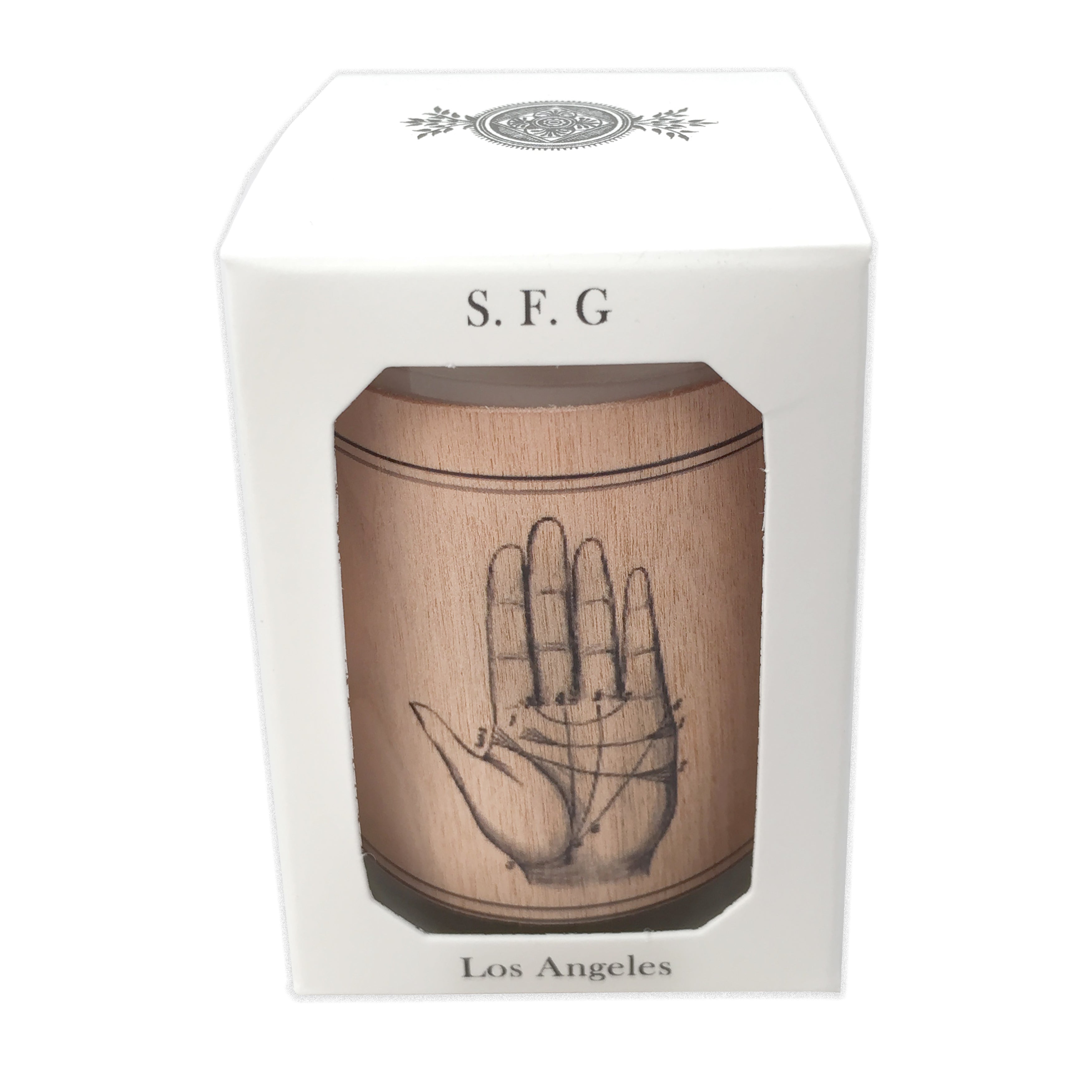 Votive Wood Candles Pictorial Images