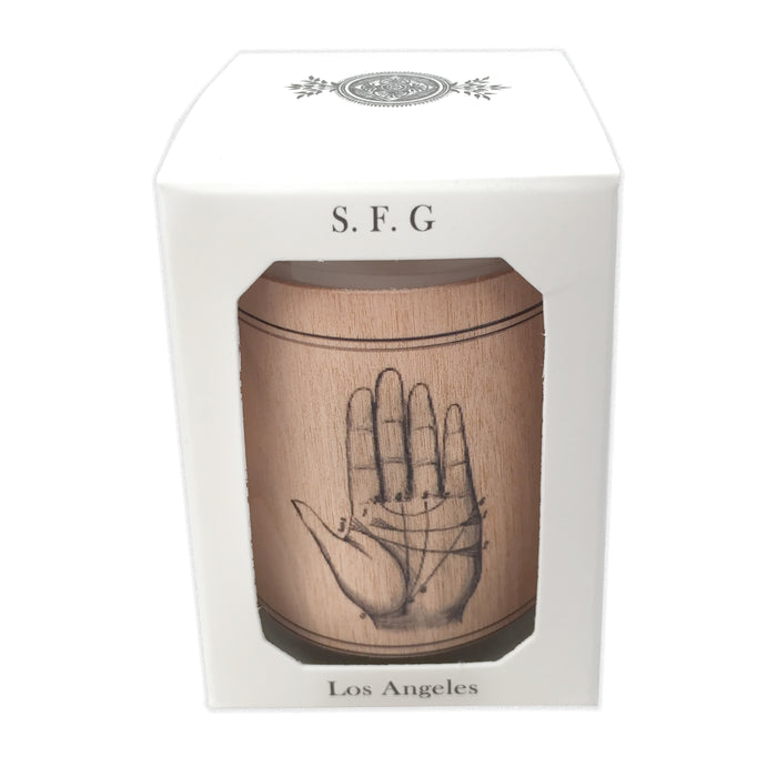Votive Wood Candles Pictorial Images