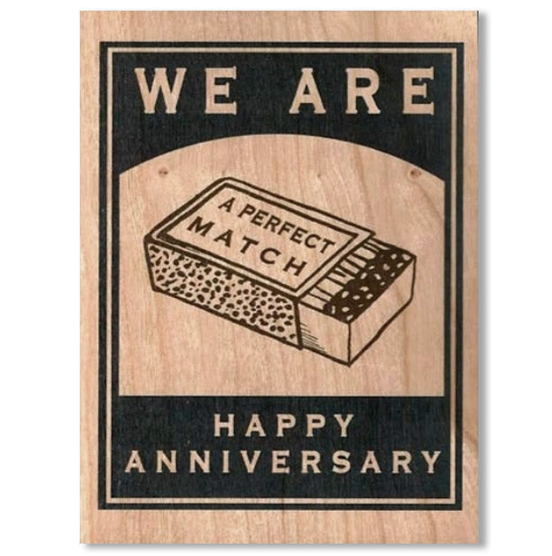 wood card