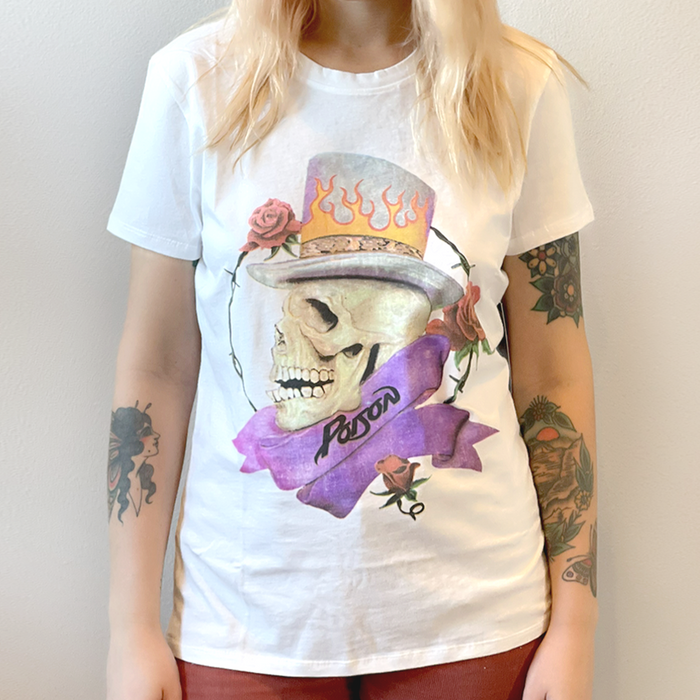 Poison Skull and Roses Tee
